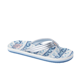The Reef Kids' Ahi Flip Flops in the Wavey colorway