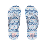 The Reef Kids' Ahi Flip Flops in the Wavey colorway