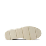 TOMS Women's Darya Wedge Sandal in Natural Yarn Dye bottom sole view