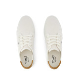 TOMS Men's Carlo 2.0 Tennis Shoes White Legacy top view