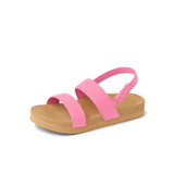 Reef Girls' Water Vista Sandals Pink Cosmos/Tan front view
