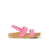 The Reef Girls' Water Vista Sandals in Pink Cosmos/Tan