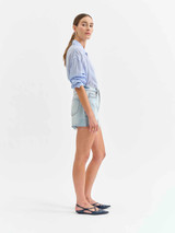 The Daze Denim Women's Knockout Shorts in Splash Zone Vintage