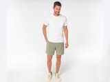 The Criquet Men's Cruiser Corduroy Shorts in Sea Spray Green