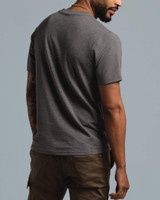 The Municipal Men's Enduro Stretch Tee in Charcoal Grey