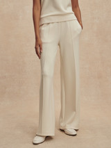 Varley Women's Wide Leg Pants in Pristine back view