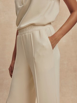 Varley Women's Wide Leg Pants in Pristine detail