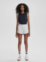Varley Women's Arlington Run Shorts White full length