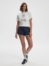 Varley women's Arlington Run Shorts in Navy