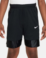 The Nike Boys' Dri-FIT Elite 23 Shorts in Black/White