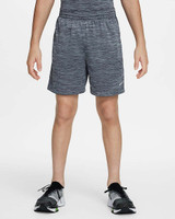 Nike Kids' Dri-FIT Multi Shorts Black/Light Smoke Grey front view