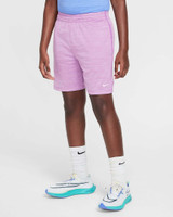 Nike Kids' Dri-FIT Multi Shorts Rush Fuchsia/Doll/White front view