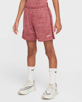 The Nike Kids' Dri-FIT Multi Shorts in Team Red/Red Stardust