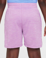 The Nike Kids' Dri-FIT Multi Shorts in Rush Fuchsia/Doll/White