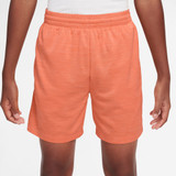 The Nike Kids' Dri-FIT Multi Shorts in Turf Orange