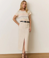 Marine Layer Women's Swing Crew Tee front view