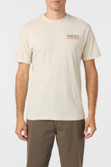 The O'Neill Men's Sun Supply Tee in Light Khaki