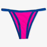 TYLER'S Women's Ava Bikini Bottoms Pink and Blue