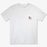 The Vineyard Vines Men's Cowboy Whale Tee in White