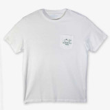 Vineyard Vines Men's Golf Logo Pocket Tee White front view