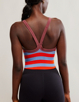 FP Movement Women's All Clear Striped Cami in Scarlet