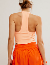 FP Movement Women's All Clear V Neck Cami in Pastel Peach