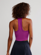 FP Movement Women's All Clear V Neck Cami in Deep Mulberry