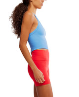 FP Movement Women's All Clear V Neck Cami Riviera Blue back