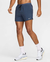 The Nike Men's Stride Dri-FIT 5" 2-in-1 Running Shorts in Thunder Blue