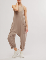 FP Movement Women's Hot Shot Onesie in Mocha Latte