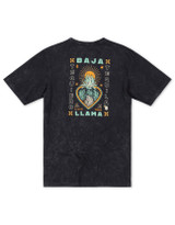 Baja Llama Men's Agave El Sativo Tee in Black full view