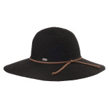 Pistol Women's Giada Wide Brim Hat Black front view