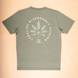 The Texas Hill Country Provisions Men's Legalize Bluebonnet Picking Tee in Sage Green