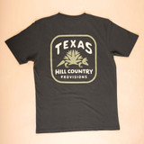 The Texas Hill Country Provisions Men's Hill Country Dillo Tee in Vintage Black