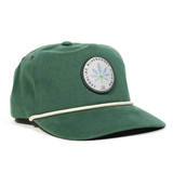 Texas Hill Country Provisions Legalize Bluebonnet Picking Snapback in Green back view