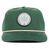 Texas Hill Country Provisions Legalize Bluebonnet Picking Snapback in Green adjustable closure