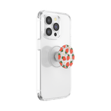 PopSockets PlantCore Berries and Cream Translucent Phone Grip front view