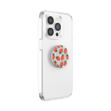PopSockets PlantCore Berries and Cream Translucent Phone Grip side angle
