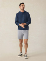 Faherty All Day 7" Shorts Ice Grey front view