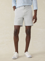 Faherty All Day 7" Shorts Stone Grey flat lay
