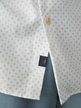 Faherty Men's Movement Monterey Short Sleeve Shirt White flat lay