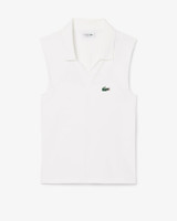 Lacoste Women's Stretch Knit Tennis Polo in White