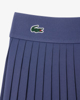 Lacoste Women's Ultra Dry Lined Tennis Skirt in Navy