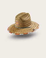 Hemlock Big Kids' Straw Lifeguard Hat Suns front view