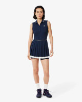 Lacoste Women's Ultra Dry Tennis Heritage Dress in Navy Flour