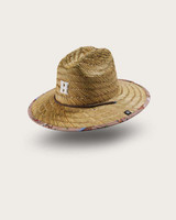 The Hemlock Little Kids' Straw Lifeguard Hat in the Island Cowboy colorway