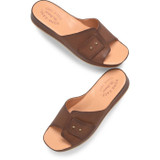 Kork-Ease Women's Mesa Slide Sandals Brown side view