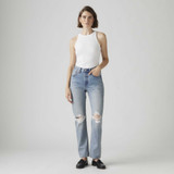 Levi's Women's 501 Original Fit Jeans in Light Wash back view