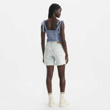 The Levi's Women's 501 Mid-Thigh Shorts in Light Wash