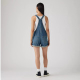 Levi's Women's Vintage Shortalls Medium Wash back view